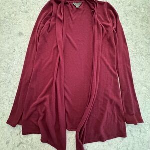 41 Hawthorn Rich Burgundy Drape Cardigan
